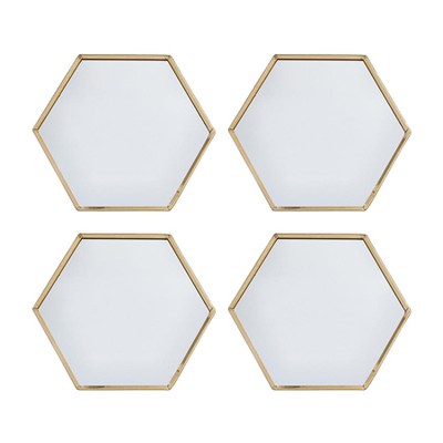 Hexagonal MIrror Coasters from John Lewis & Partners