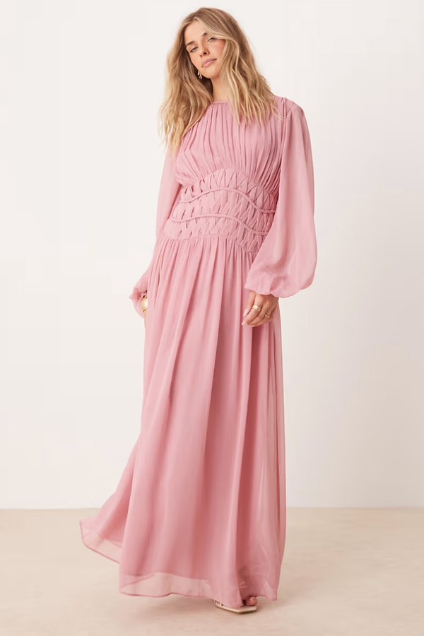 Macrame Waisted Detail Maxi Dress from ASOS DESIGN
