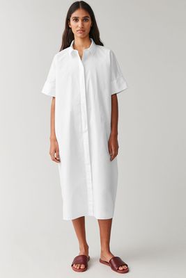 Long Cotton Shirt Dress from COS