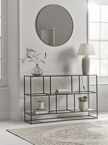 Textured Topped Metal & Burnished Silver Sideboard, £194.99