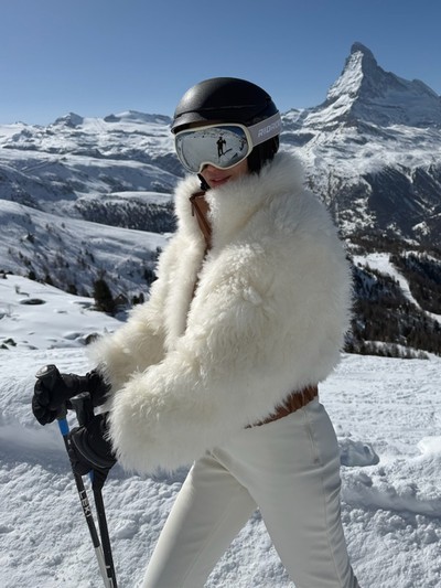 What A Stylish Content Creator Takes Skiing