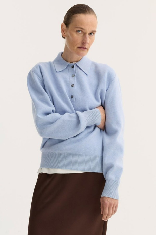 Compact Knitted Polo from Rohé