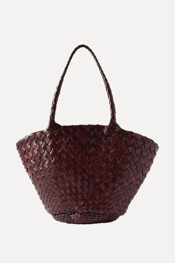 Egola Woven Leather Tote from DRAGON DIFFUSION