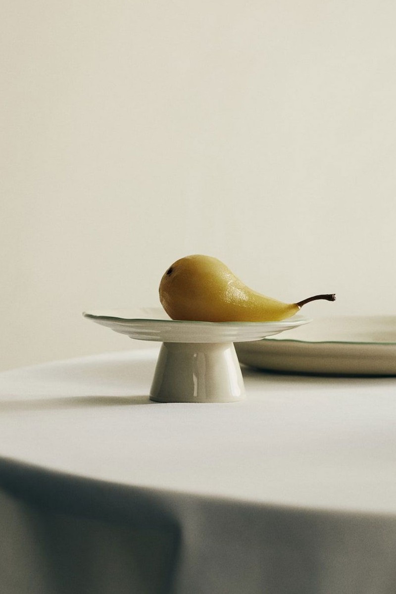 Small Stoneware Cake Stand