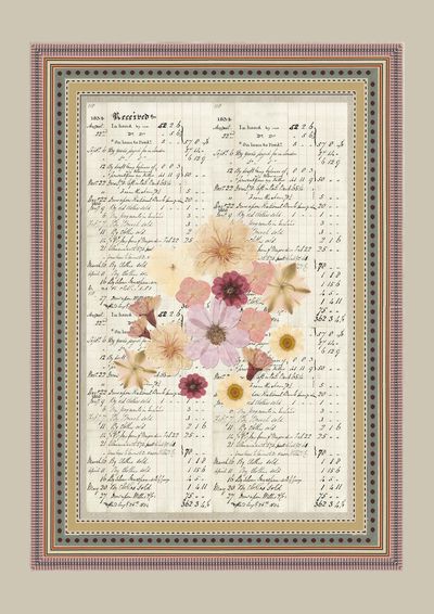 Pressed Flower Collage C