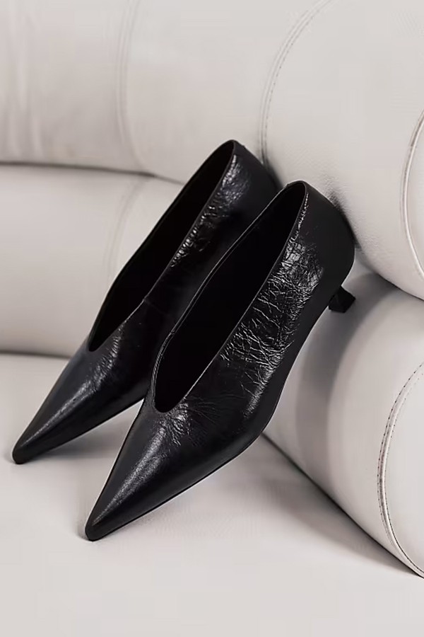 Cherry Kitten Heel Court Shoes from Tony Bianco