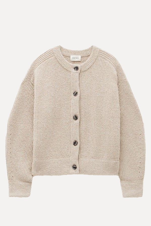 Chunky Ribbed Knitted Cardigan