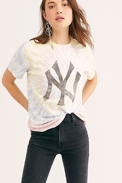 NY Yankees Tie Dye Tee from Free People