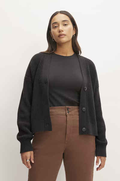 The Organic Cotton Relaxed Cardigan  from Everlane