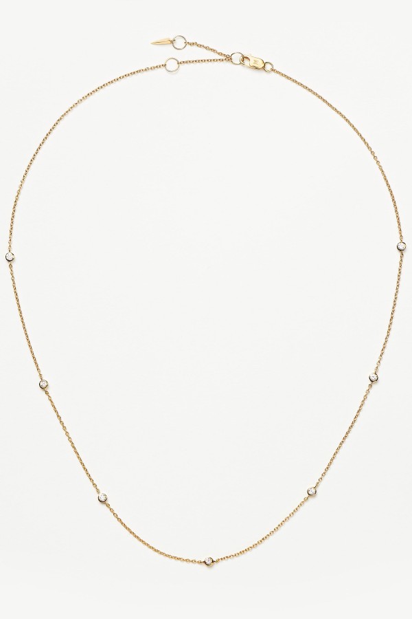 Fine Floating Diamond Necklace