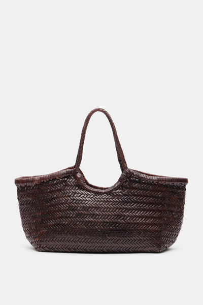 Kikapu Leather Weave Tote Bag from Hush