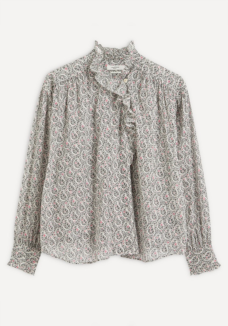 Pamias High-Neck Paisley Blouse from Isabel Marant