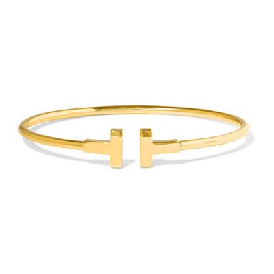 T Wire 18-karat gold cuff from Tiffany & Co 