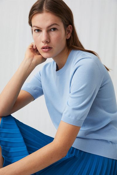 Knitted Pima Cotton Top from Arket