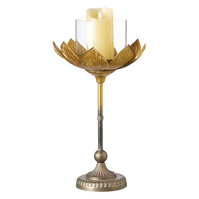 Large Lotus Candle Holder from Oka