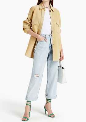 Wolfra Oversized Suede Shirt from IRO