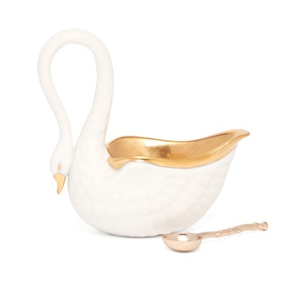 Swan-Shaped Salt Cellar from L'Objet