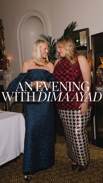 Last night, Georgie & Elaine went to an intimate dinner hosted by @dimaayad at @themainemayfair to celebrate the brand’s Selfridges launch next week. To watch the full vlog, head over to the other app…
