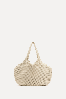 Macramé Tote Bag from Zara