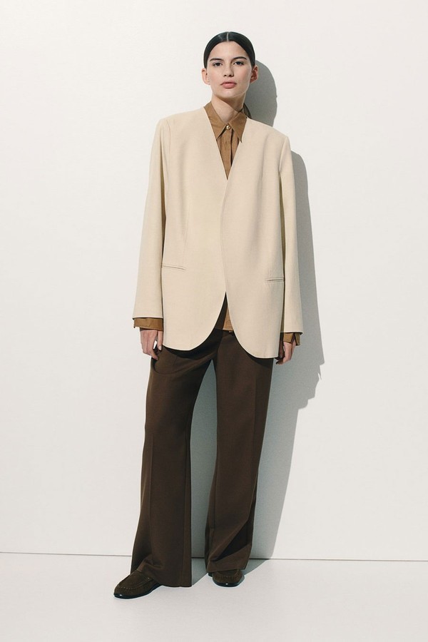 Collarless Blazer from H&M