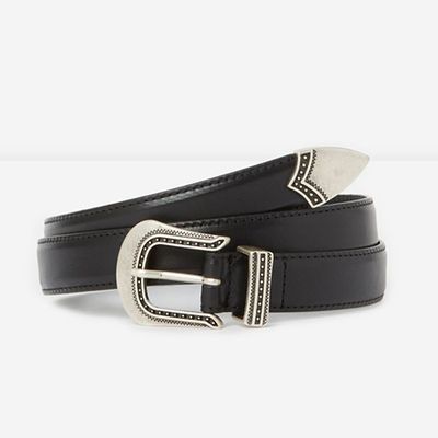 Western Style Leather Belt from The Kooples