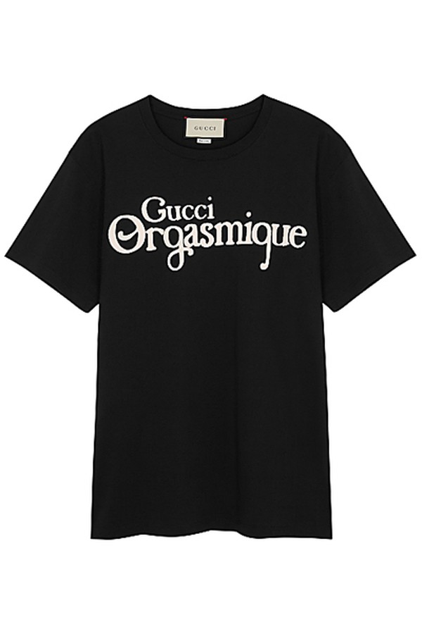 Gucci Orgasmique Printed Cotton T-Shirt from Gucci