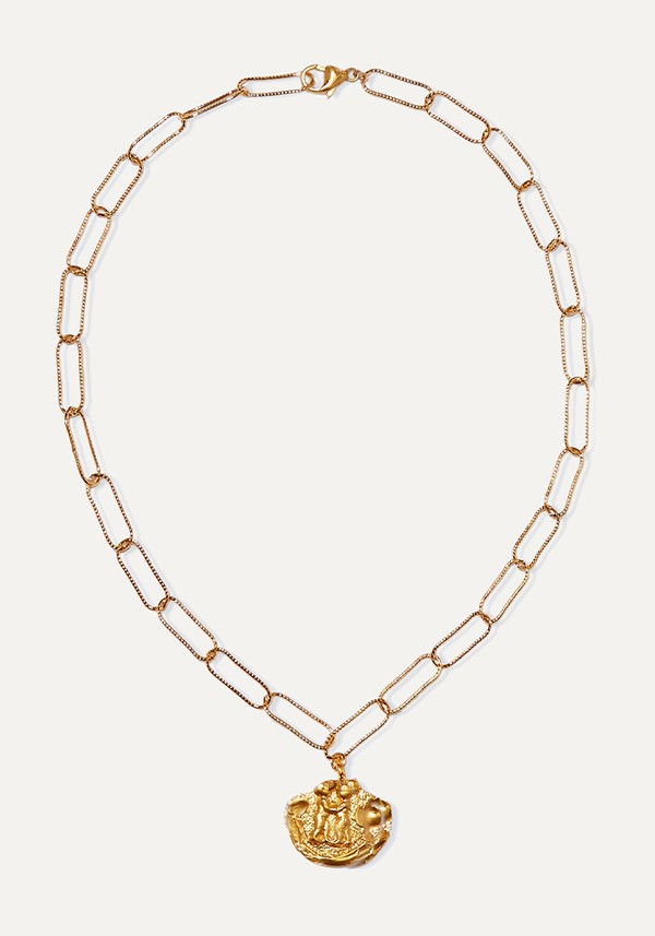 Paola And Francesca Gold-Plated Necklace from Alighieri