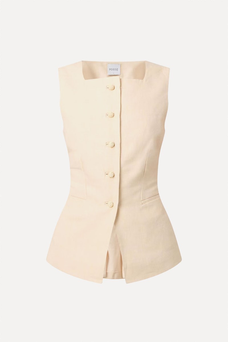 Rio Linen Vest from POSSE