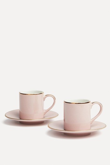 2-Pack Espresso Cup & Saucer from H&M