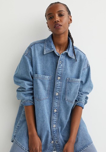 Oversized Denim Shirt