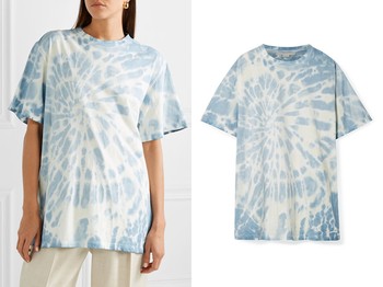 Oversized Tie-Dye Cotton-Jersey T-Shirt from Stella McCartney