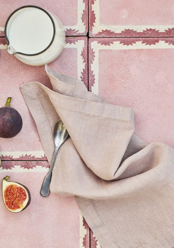 Linen Napkins, Ash Pink, Set of Two from Rowen & Wren