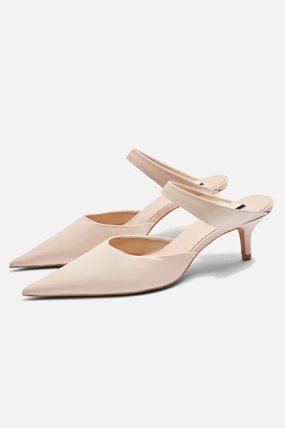 Nude Point Mules