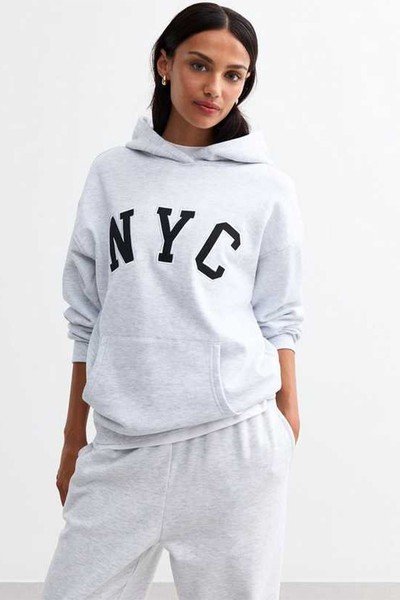 NYC Slogan Hoodie from New Look