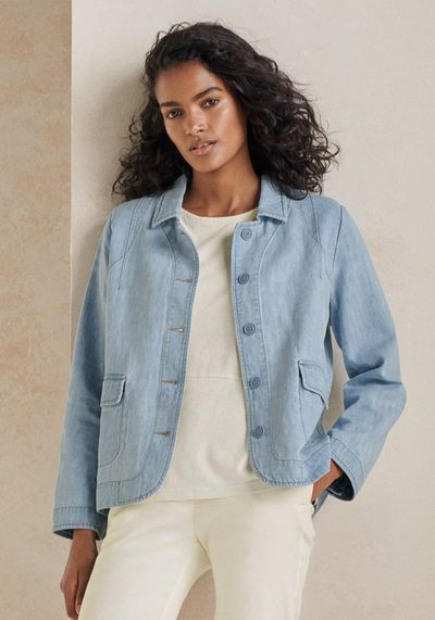 Short Hemp Cotton Jacket from Poetry