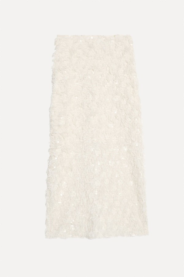 Disc Sequin Split Back Midi Pencil Skirt from Marks & Spencer