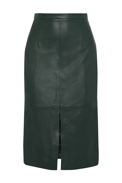 Malena Leather Pencil Skirt