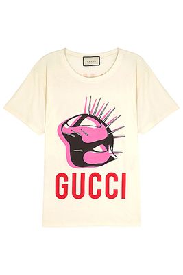Manifesto Printed Cotton T-Shirt from Gucci