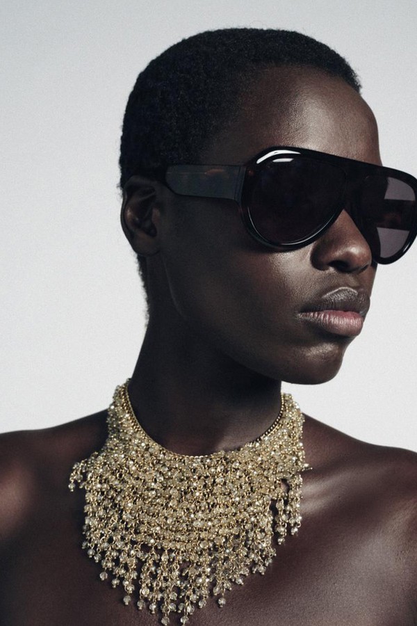 Waterfall Glitter Necklace