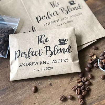 Bridal Shower Coffee Favor Bag from The Favor Loft