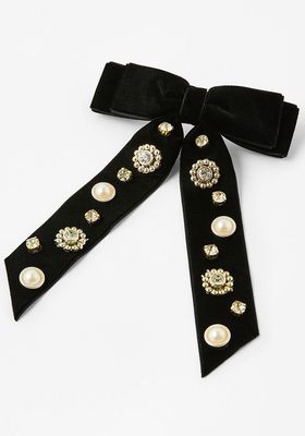 Isabella Embellished Bow Barrette from Accessorize 