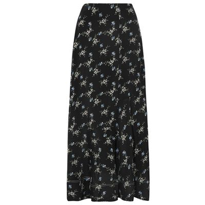 Aloha Floral-Print Crepe De Chine Maxi Skirt from By Malene Birger