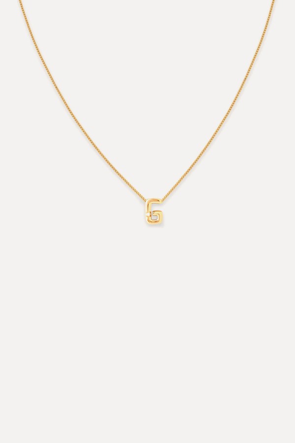 Initial Pendant Necklace from Astrid & Miyu