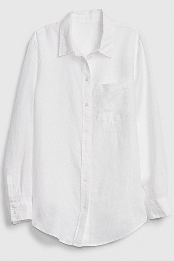 Boyfriend Linen Shirt from GAP
