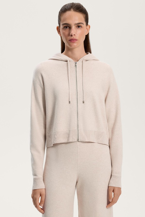 Hooded Knit Jacket from OYSHO