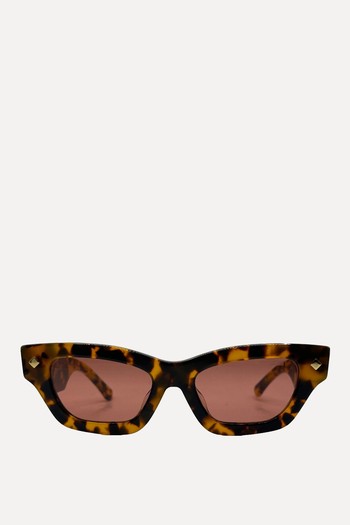 Tortoiseshell Rectangle Sunglasses from Poppy Lissiman