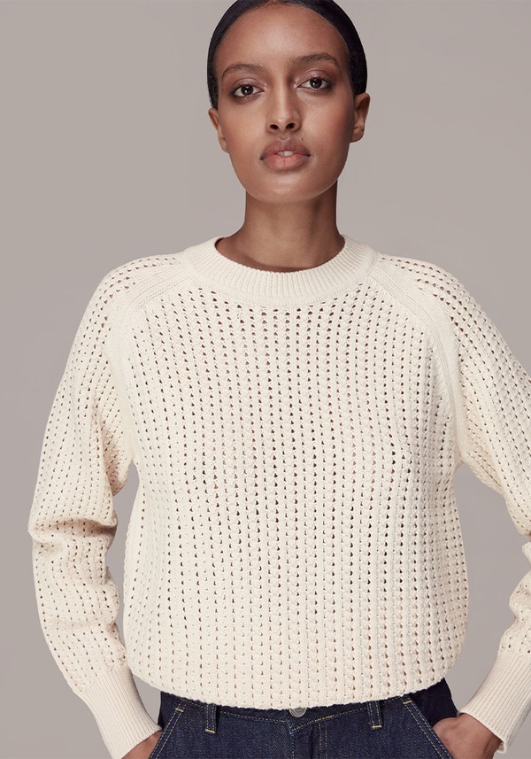 Pointelle Sweater