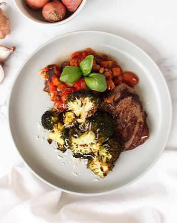 Steak & Caponata