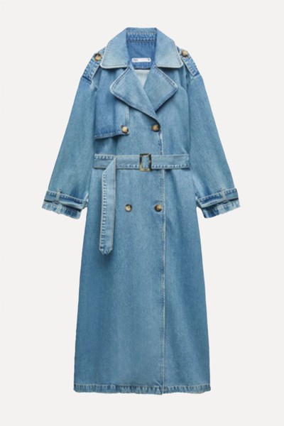 Z1975 Denim Trench Coat from Zara