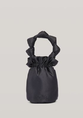 Satin Knotted Pouch Mini Bag from Ganni